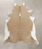 Beige X-Large Brazilian Cowhide Rug 7'3