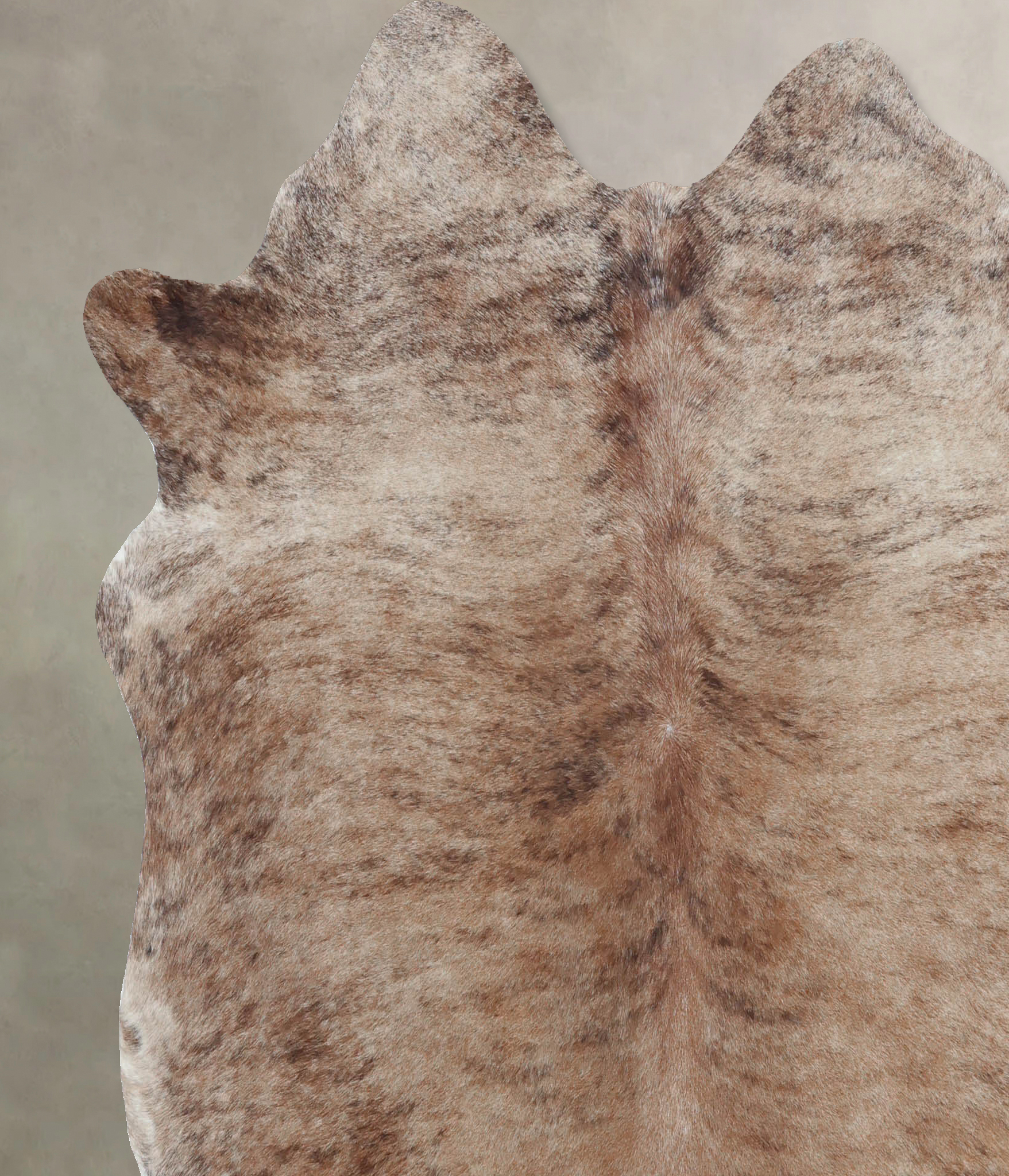 Light Brindle Cowhide Rug #B8956