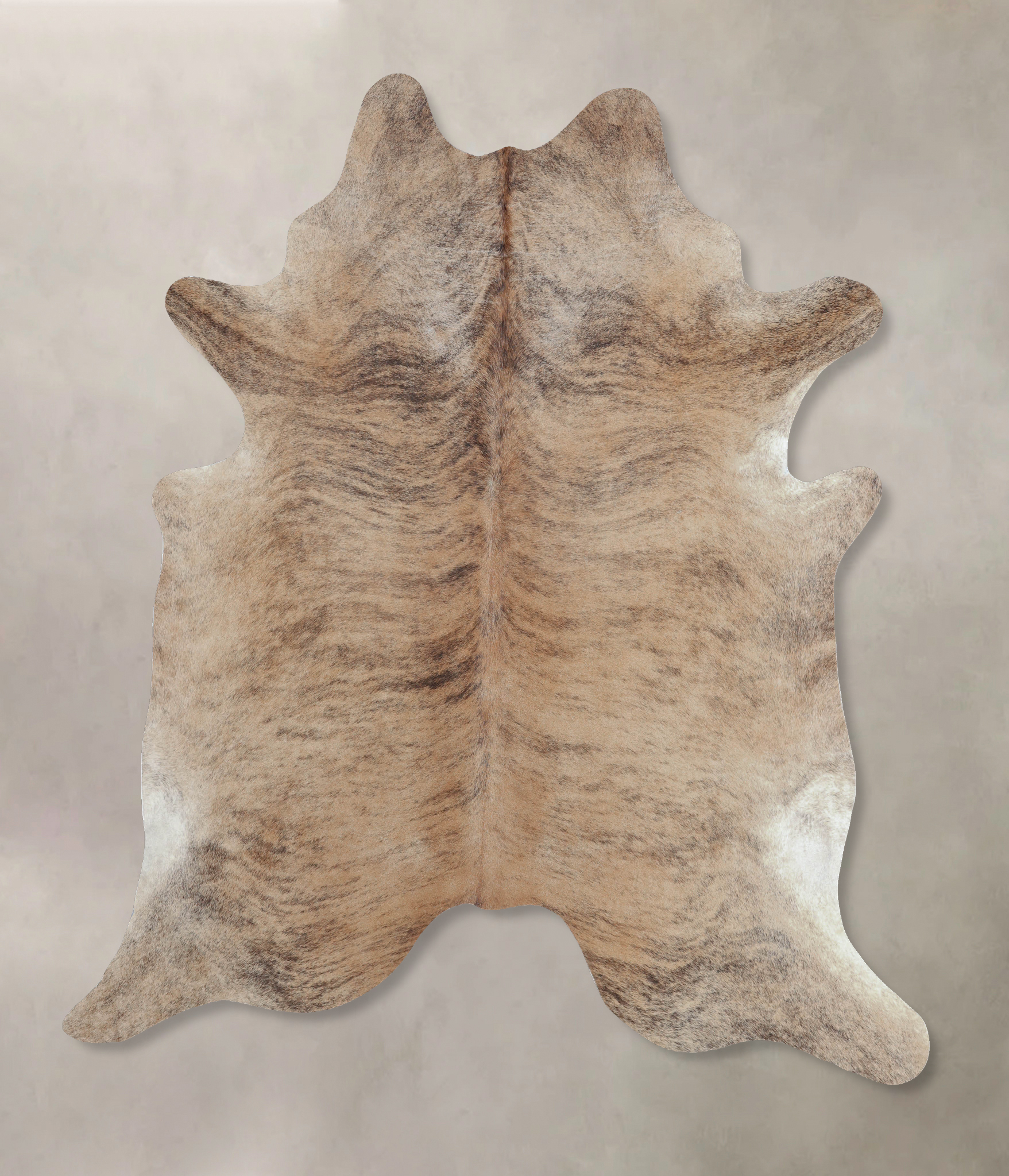 Light Brindle Cowhide Rug #B8986