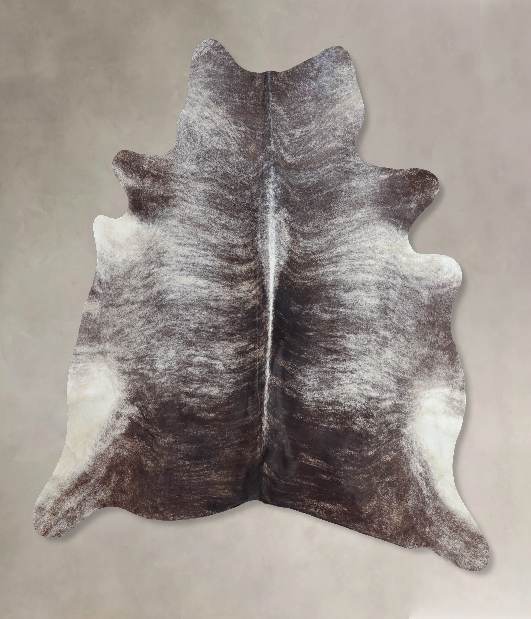 Grey Brindle Cowhide Rug #B9101