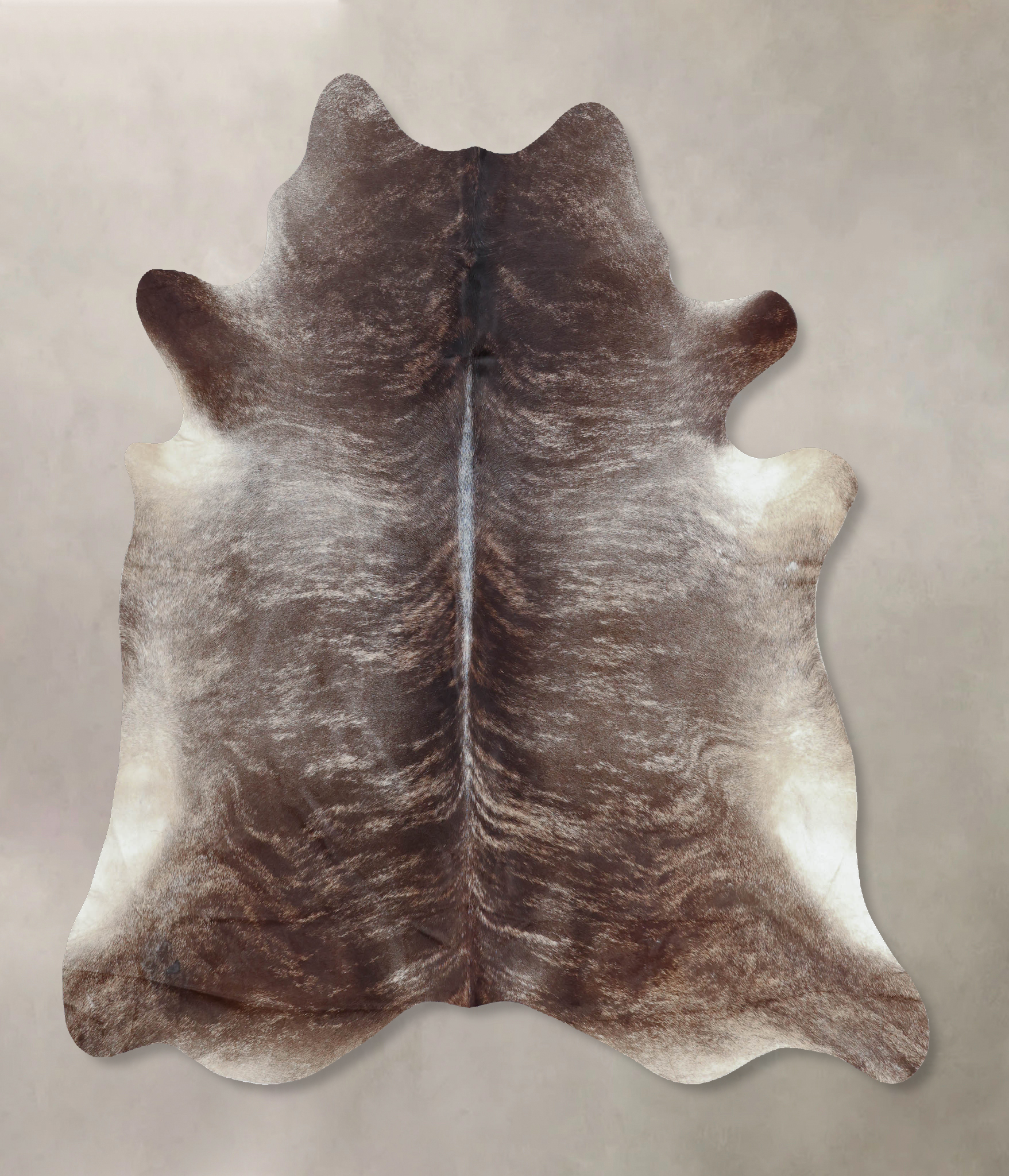 Grey Brindle Cowhide Rug #B9113