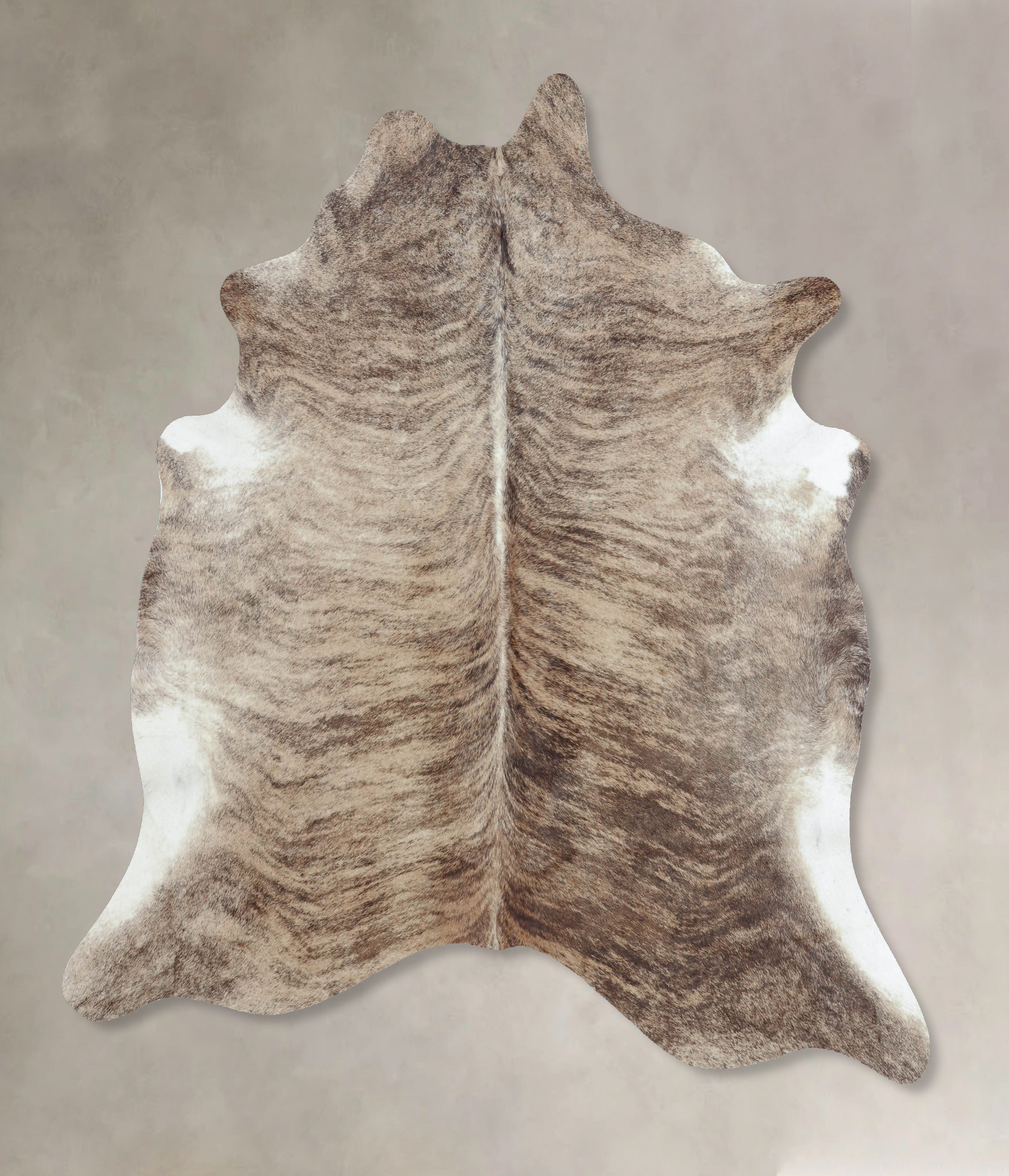 Light Brindle Cowhide Rug #B9114