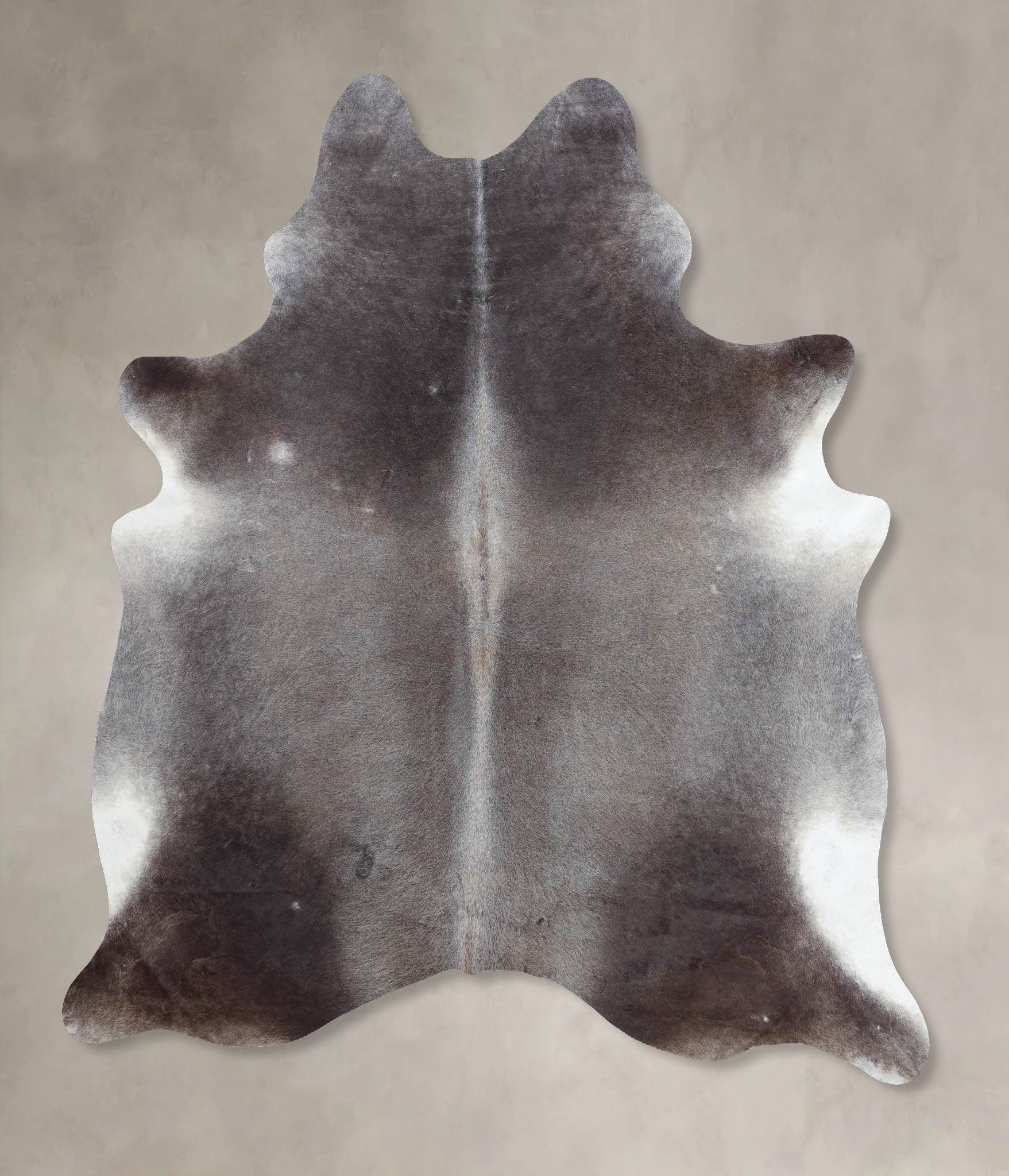 Dark Grey Cowhide Rug #B9134