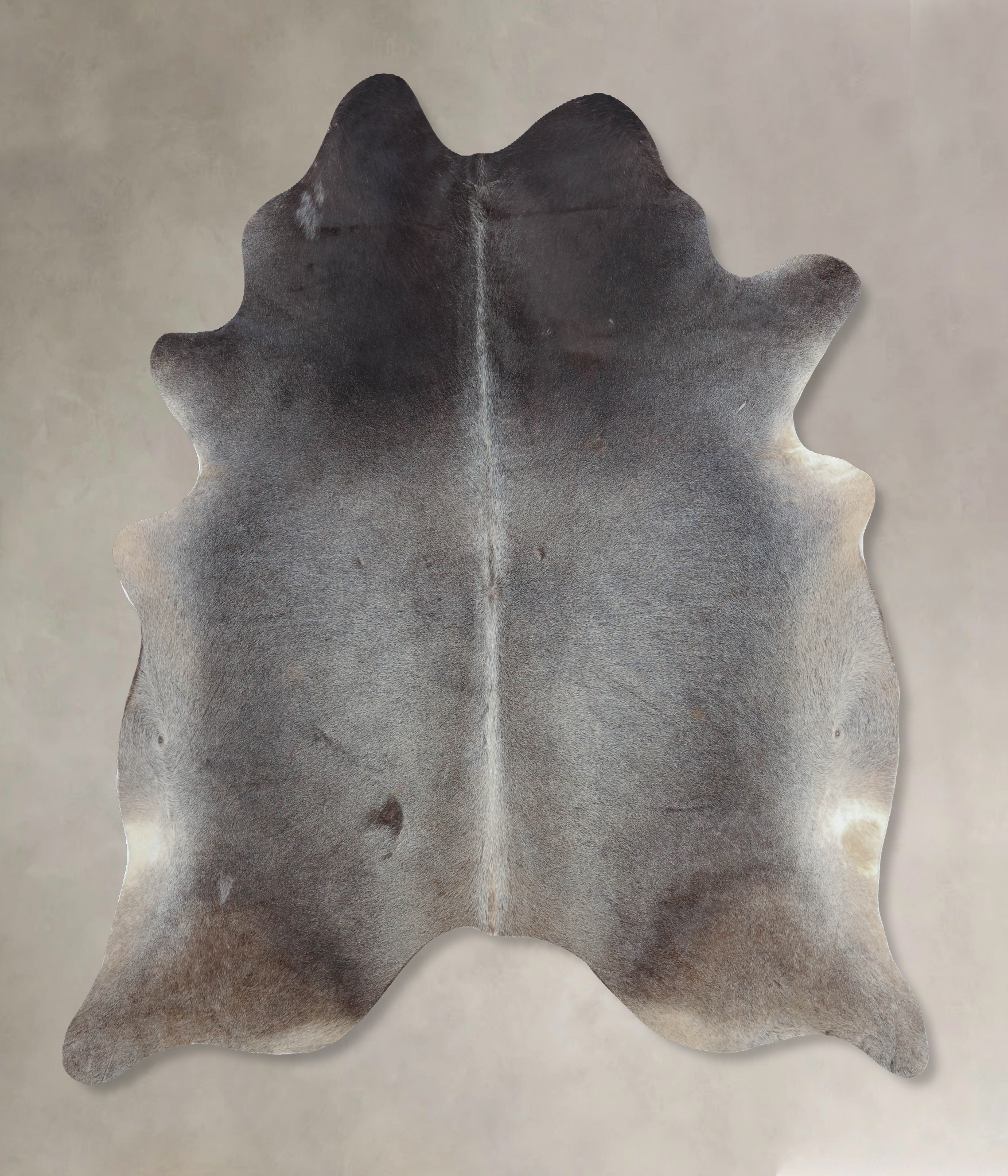 Dark Grey Cowhide Rug #B9136