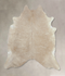 Beige XX-Large Brazilian Cowhide Rug 7'4