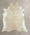 Beige XX-Large Brazilian Cowhide Rug 8'4