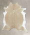 Beige XX-Large Brazilian Cowhide Rug 7'10