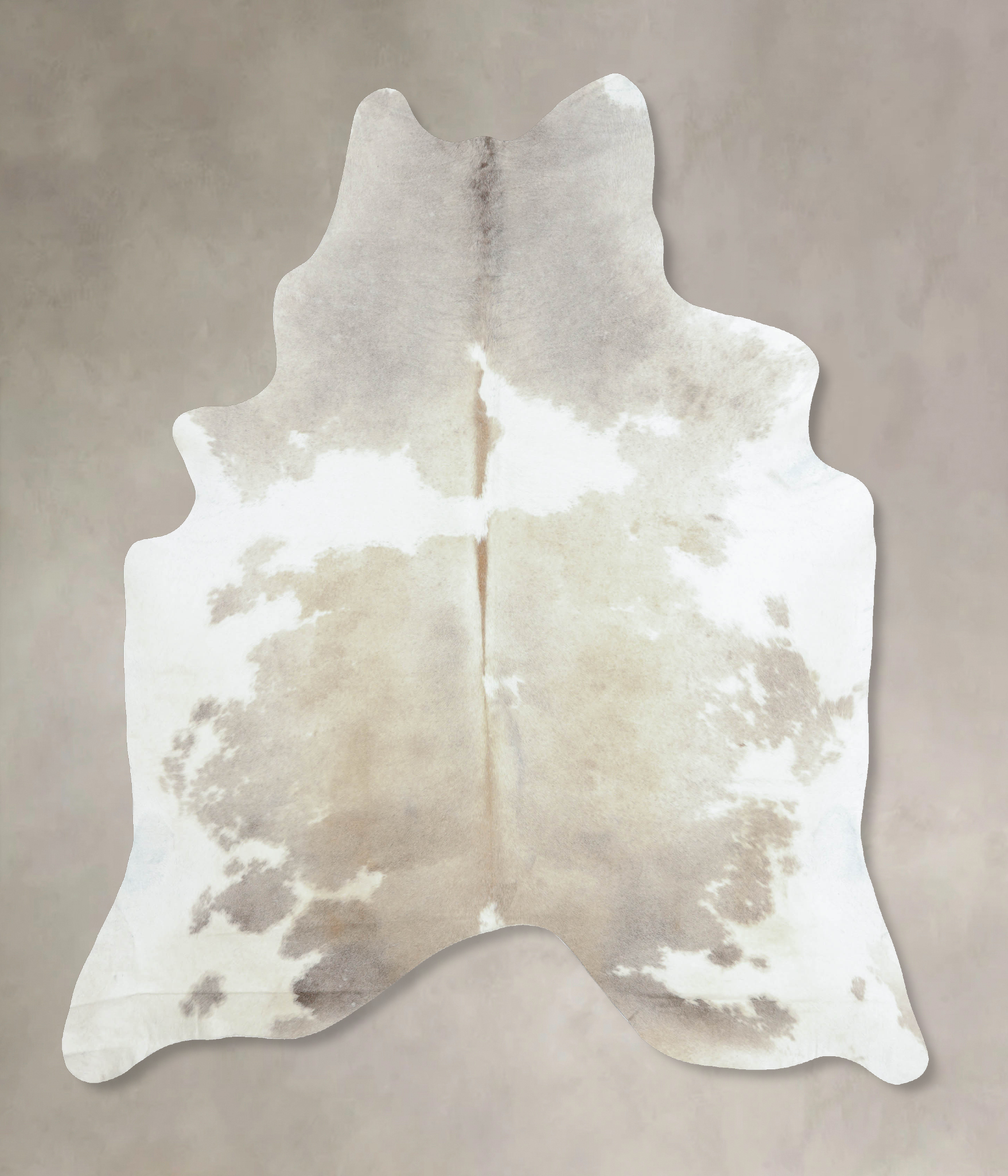 Grey With White Cowhide Rug #B9210