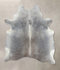 Grey with Beige XX-Large Brazilian Cowhide Rug 8'5