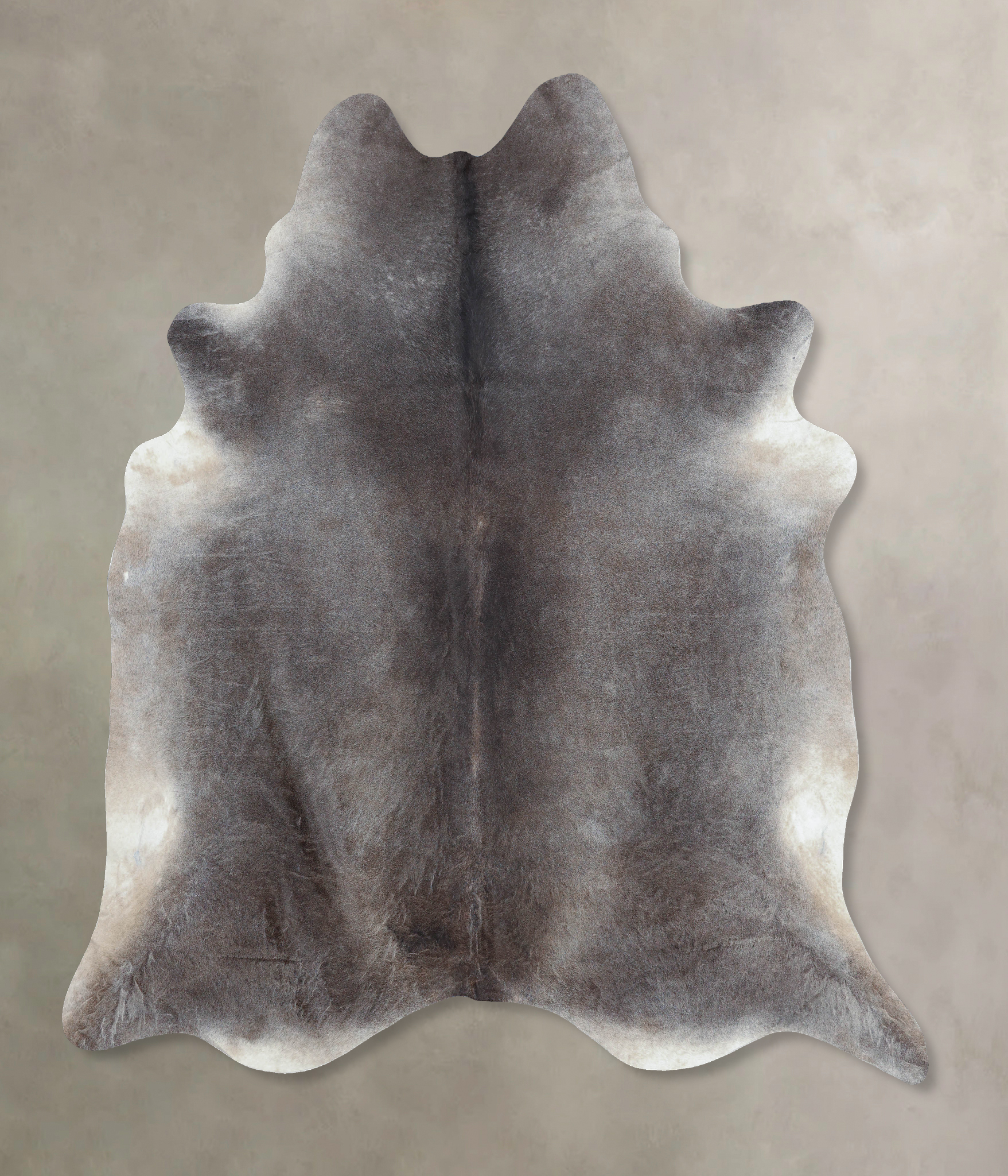 Dark Grey Cowhide Rug #B9292