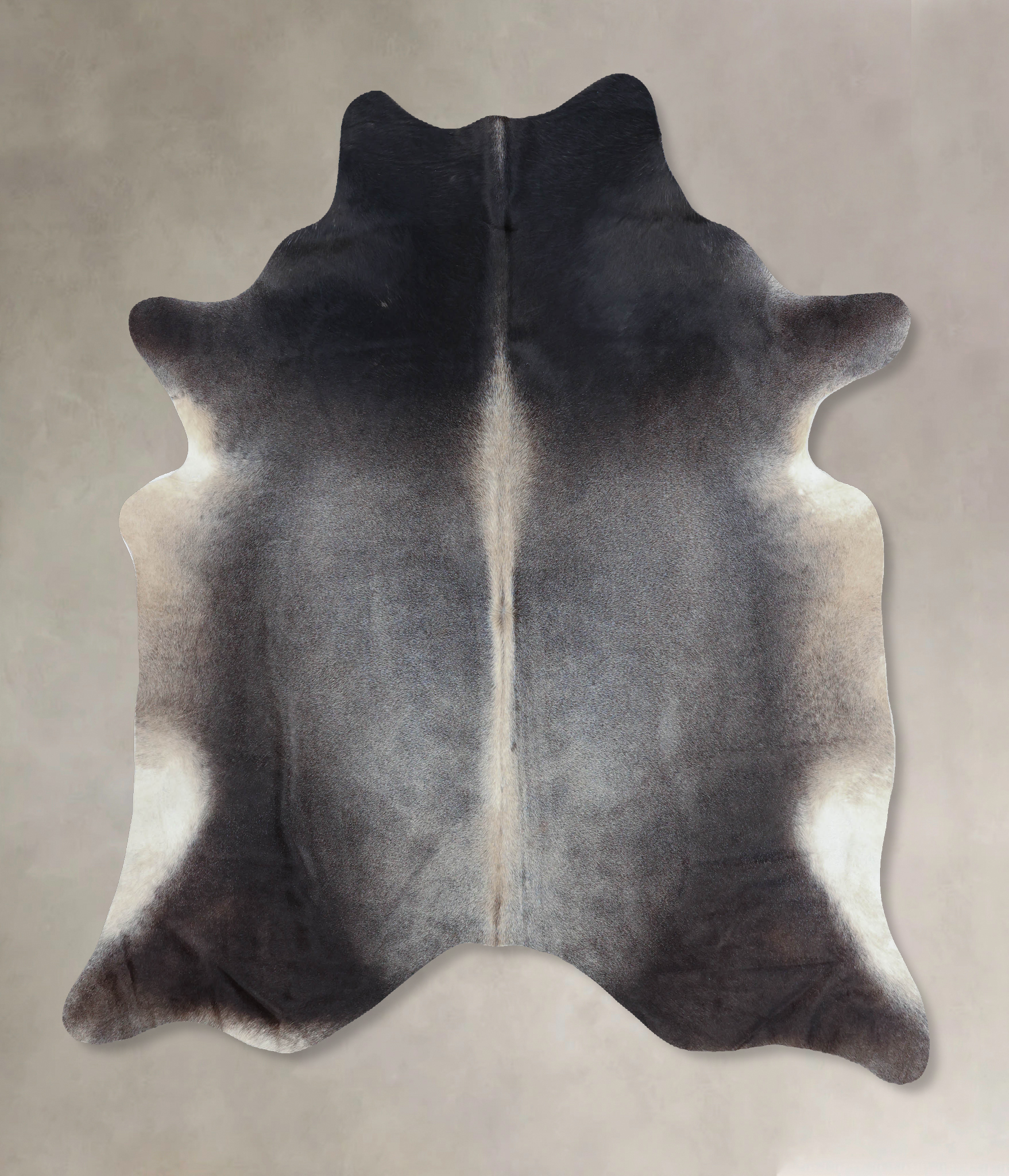 Dark Grey Cowhide Rug #B9293