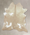 Beige and White XX-Large Brazilian Cowhide Rug 9'1