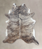 Grey Brindle XX-Large Brazilian Cowhide Rug 8'1