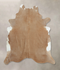 Beige XX-Large Brazilian Cowhide Rug 7'10