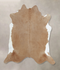 Beige XX-Large Brazilian Cowhide Rug 8'5