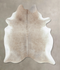 Grey with Beige XX-Large Brazilian Cowhide Rug 7'11