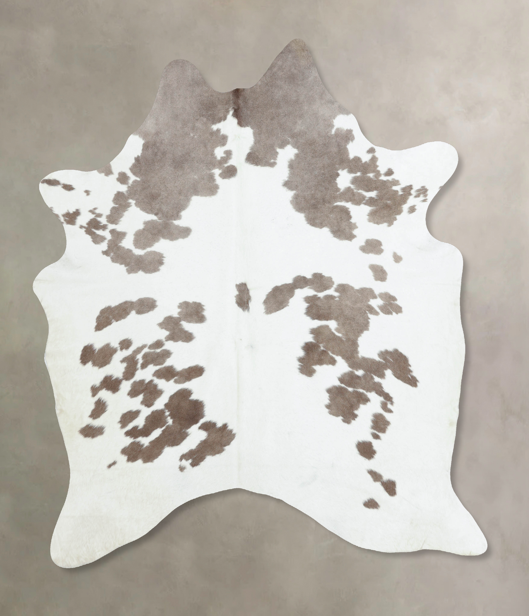 Grey with White Cowhide Rug #B9768