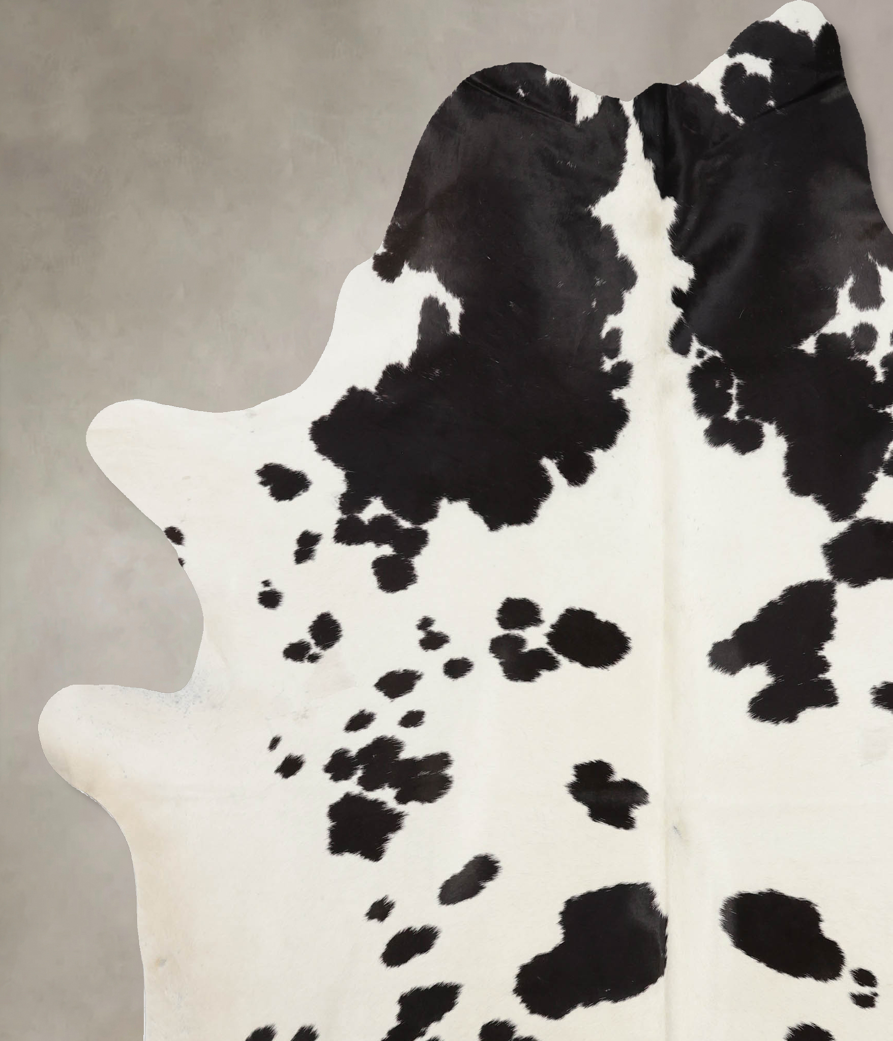 Black and White Cowhide Rug #B9849