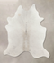 Grey with Beige X-Large Brazilian Cowhide Rug 7'7