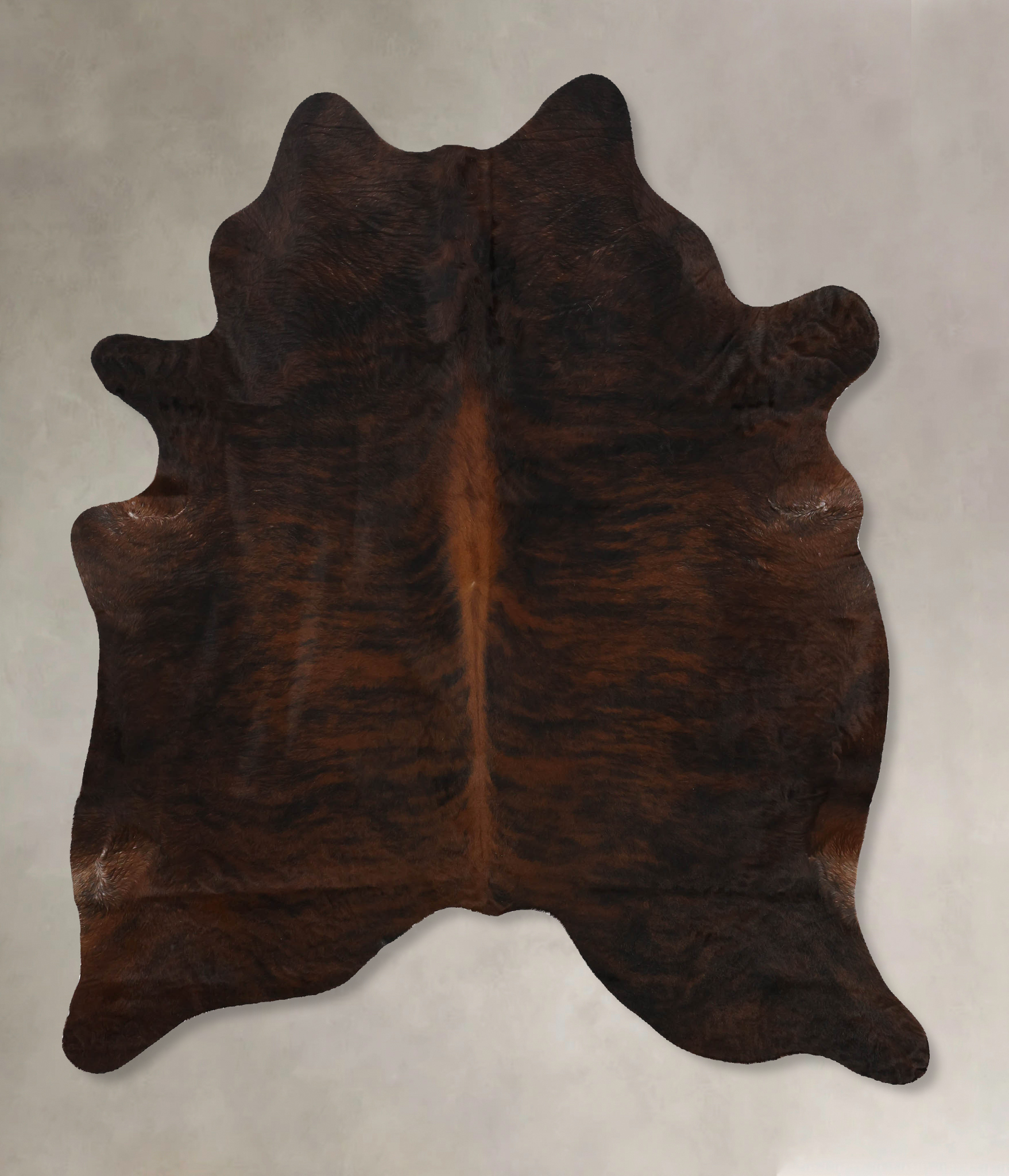 Dark Brindle Cowhide Rug #B9887