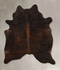 Dark Brindle Large Brazilian Cowhide Rug 6'11