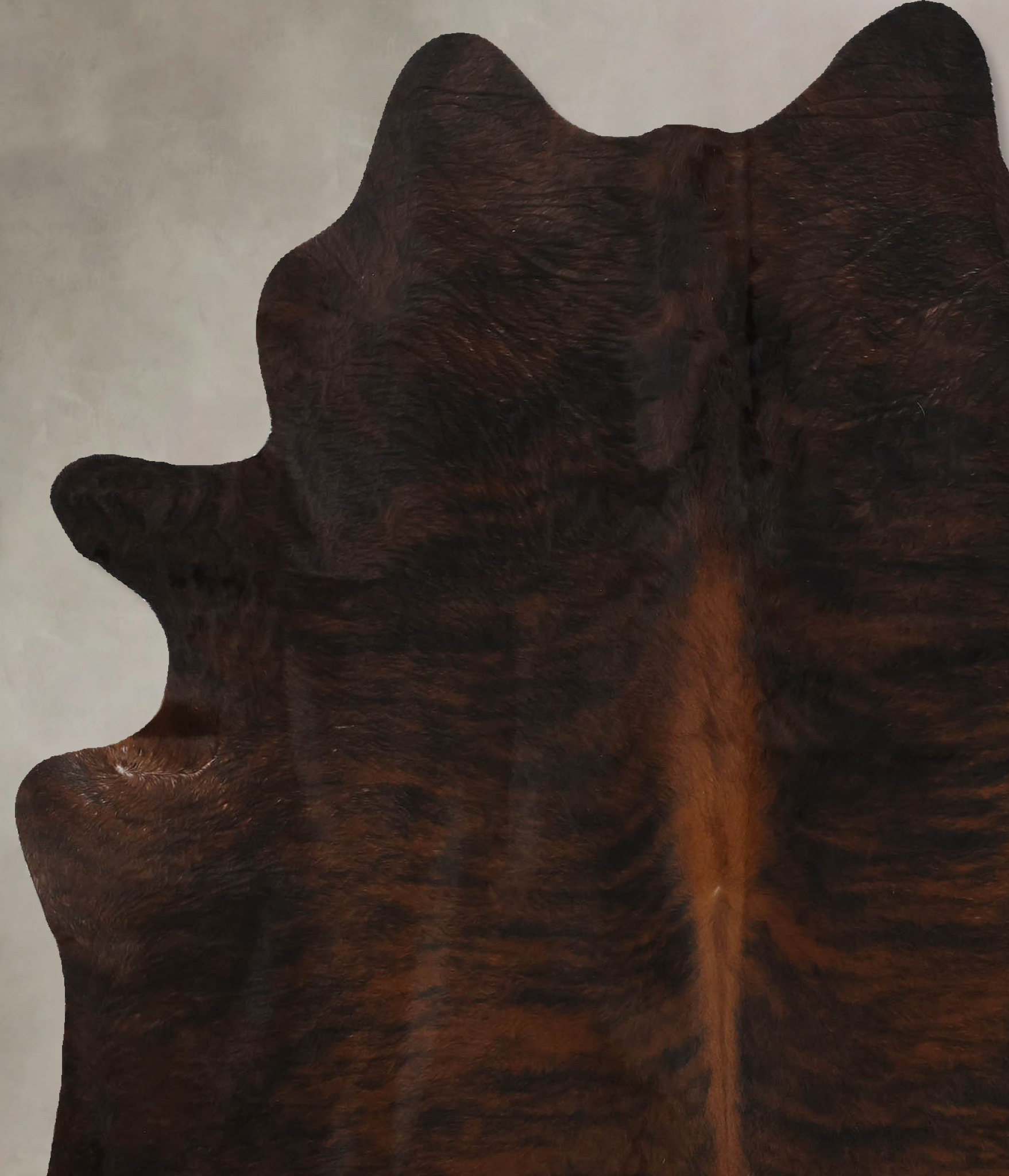 Dark Brindle Cowhide Rug #B9887