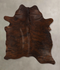 Dark Brindle Large Brazilian Cowhide Rug 6'9