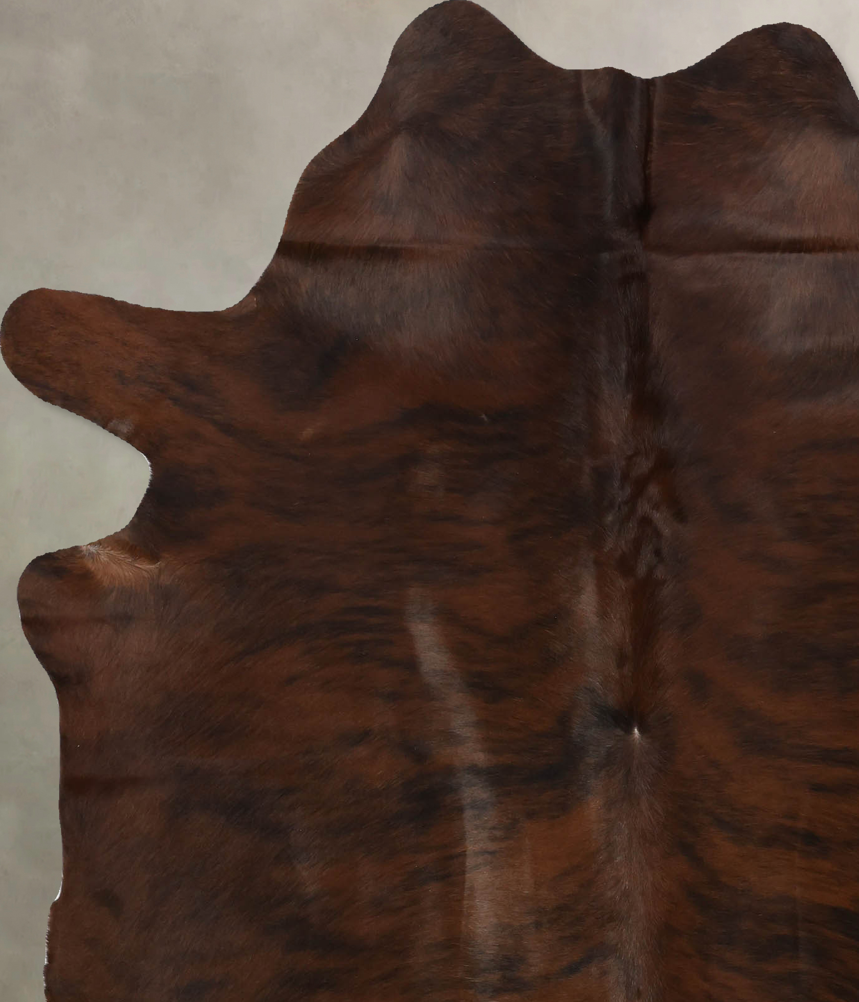 Dark Brindle Cowhide Rug #B9889