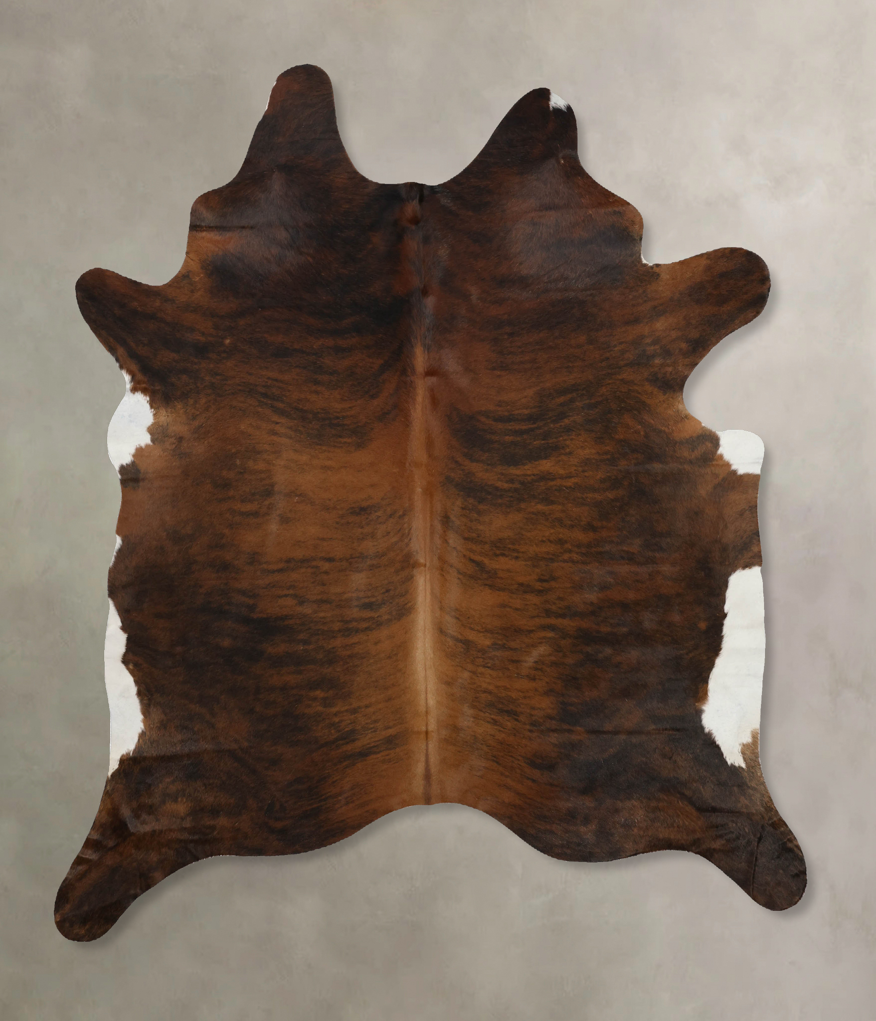 Dark Brindle Cowhide Rug #B9890