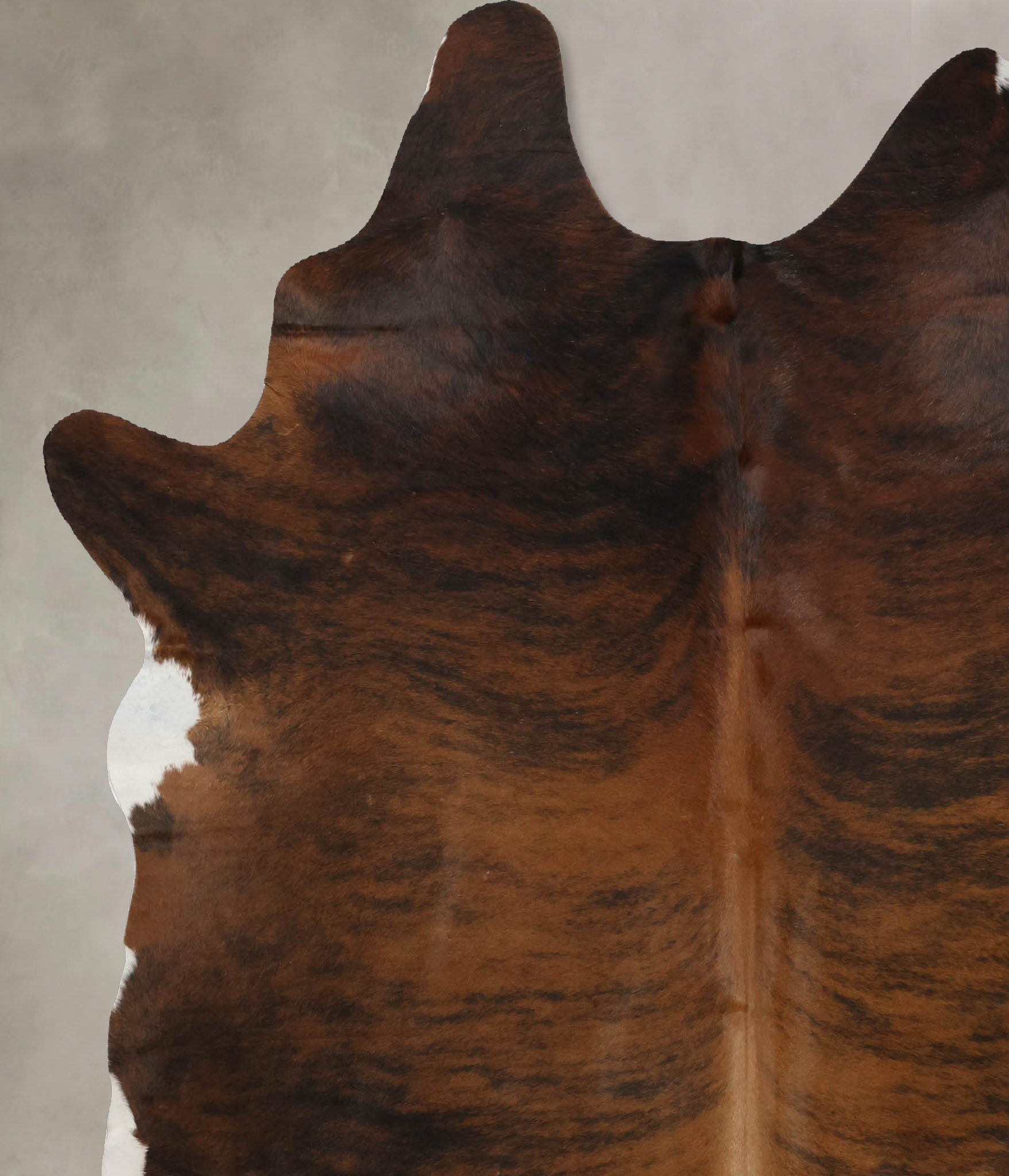 Dark Brindle Cowhide Rug #B9890