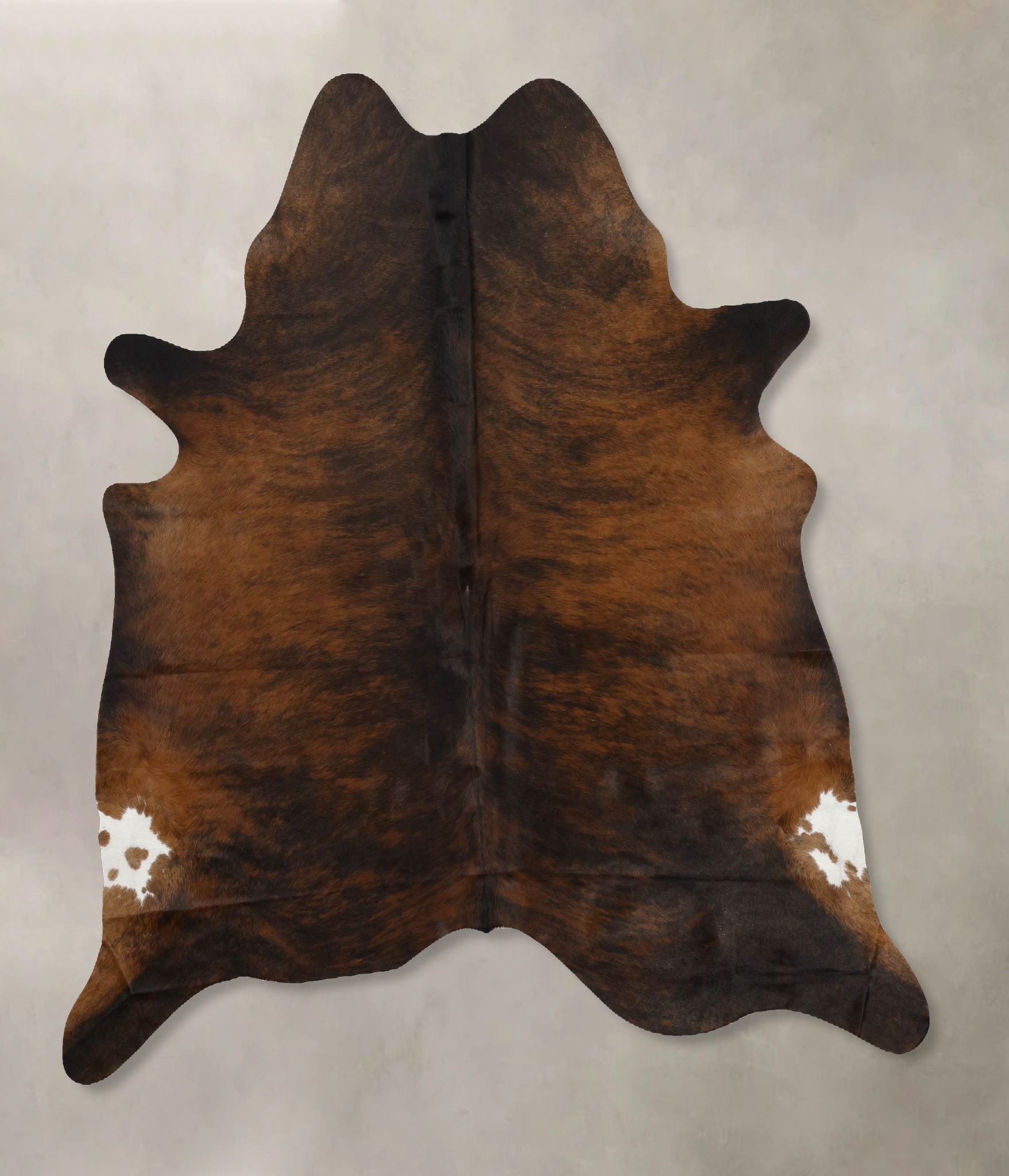 Dark Brindle Cowhide Rug #B9891