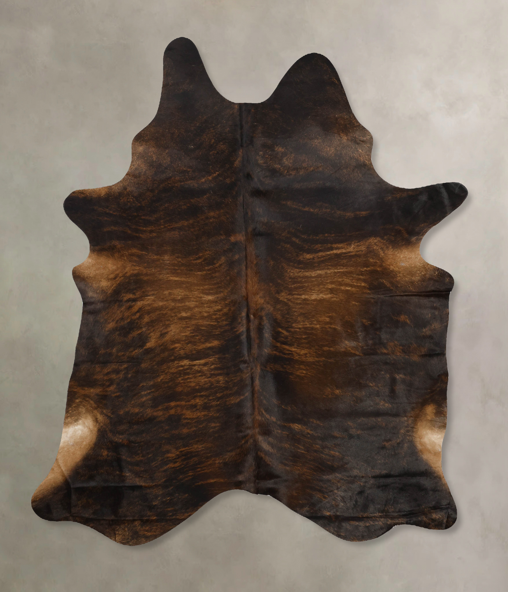 Dark Brindle Cowhide Rug #B9892