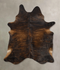 Dark Brindle X-Large Brazilian Cowhide Rug 7'6