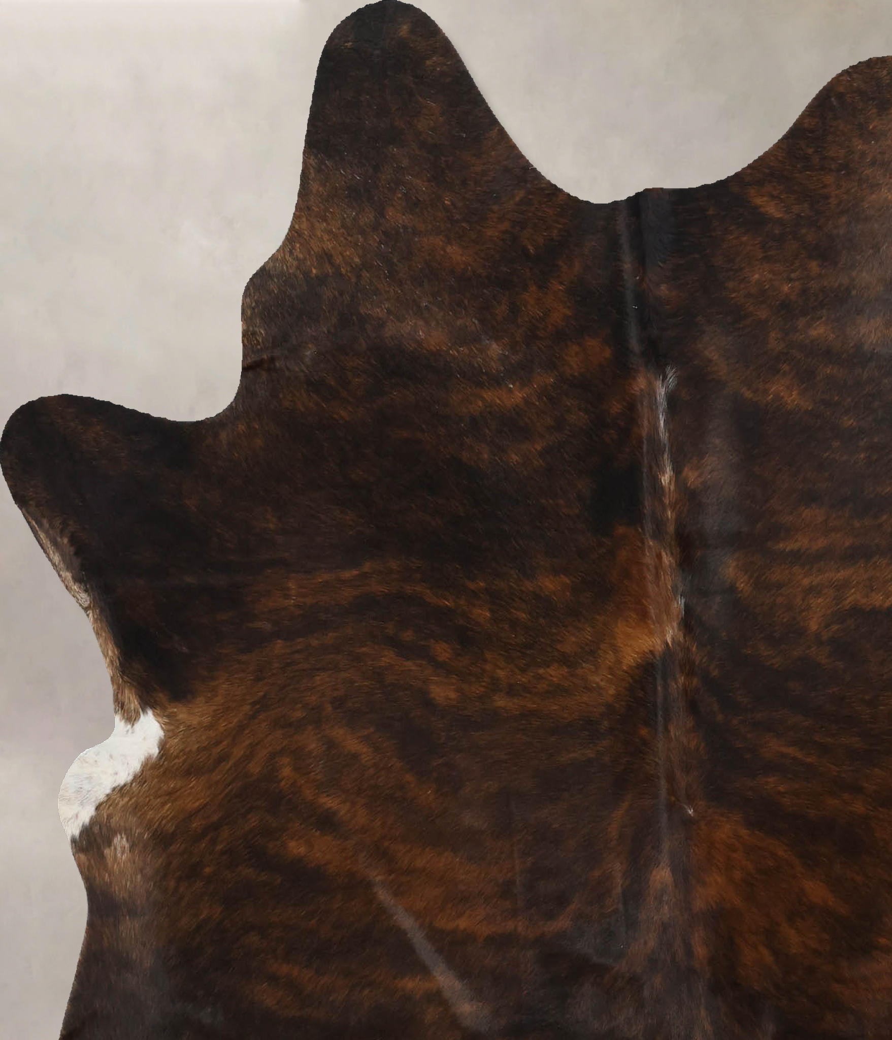 Dark Brindle Cowhide Rug #B9893