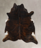 Dark Brindle X-Large Brazilian Cowhide Rug 6'9