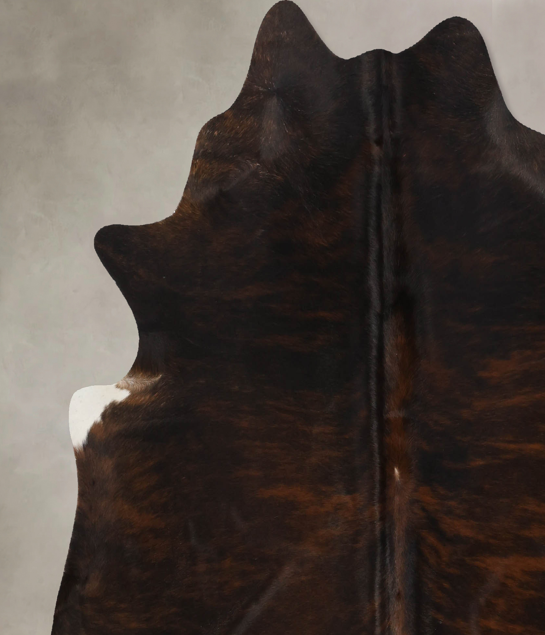 Dark Brindle Cowhide Rug #B9894