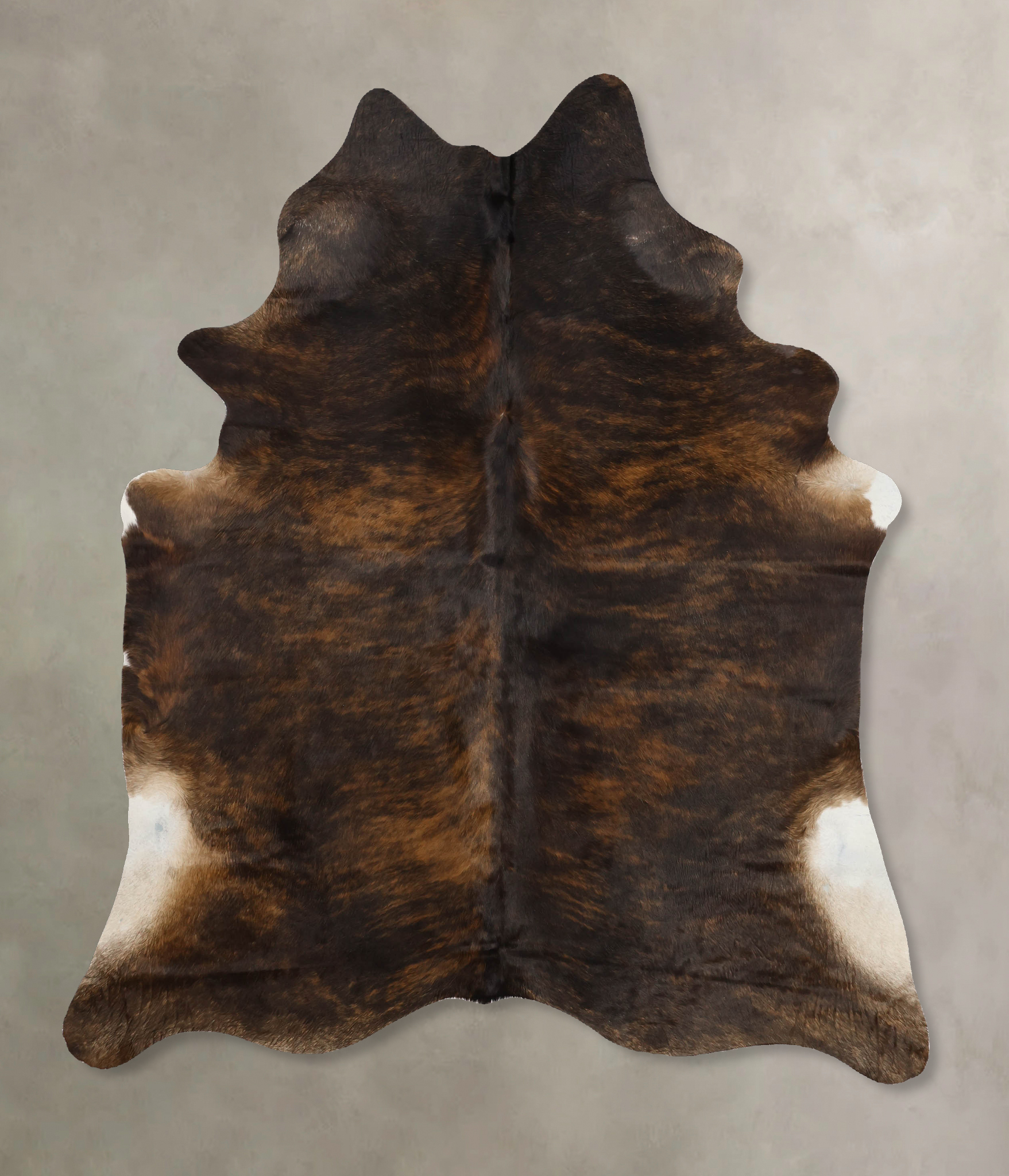 Dark Brindle Cowhide Rug #B9895