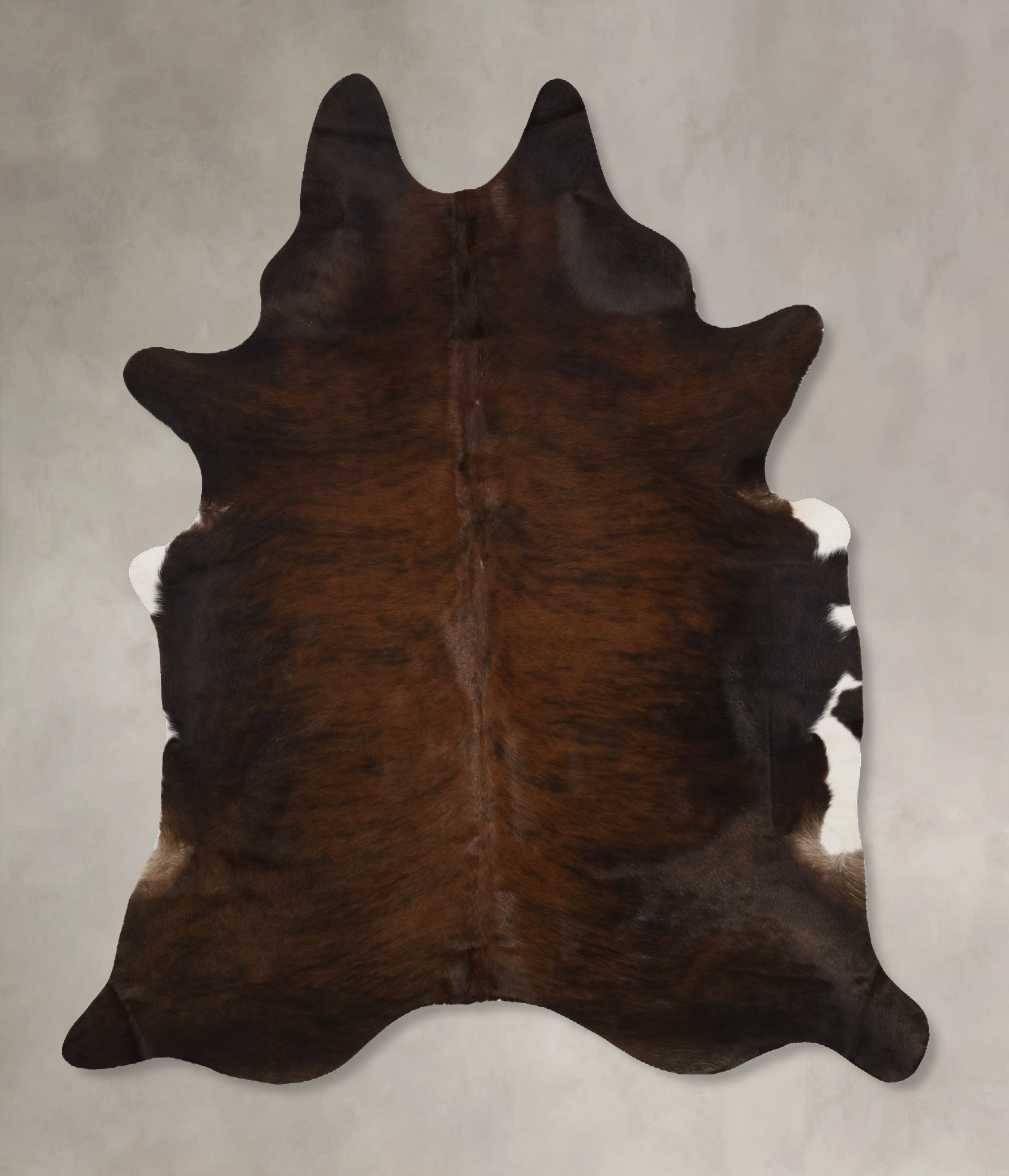 Dark Brindle Cowhide Rug #B9896