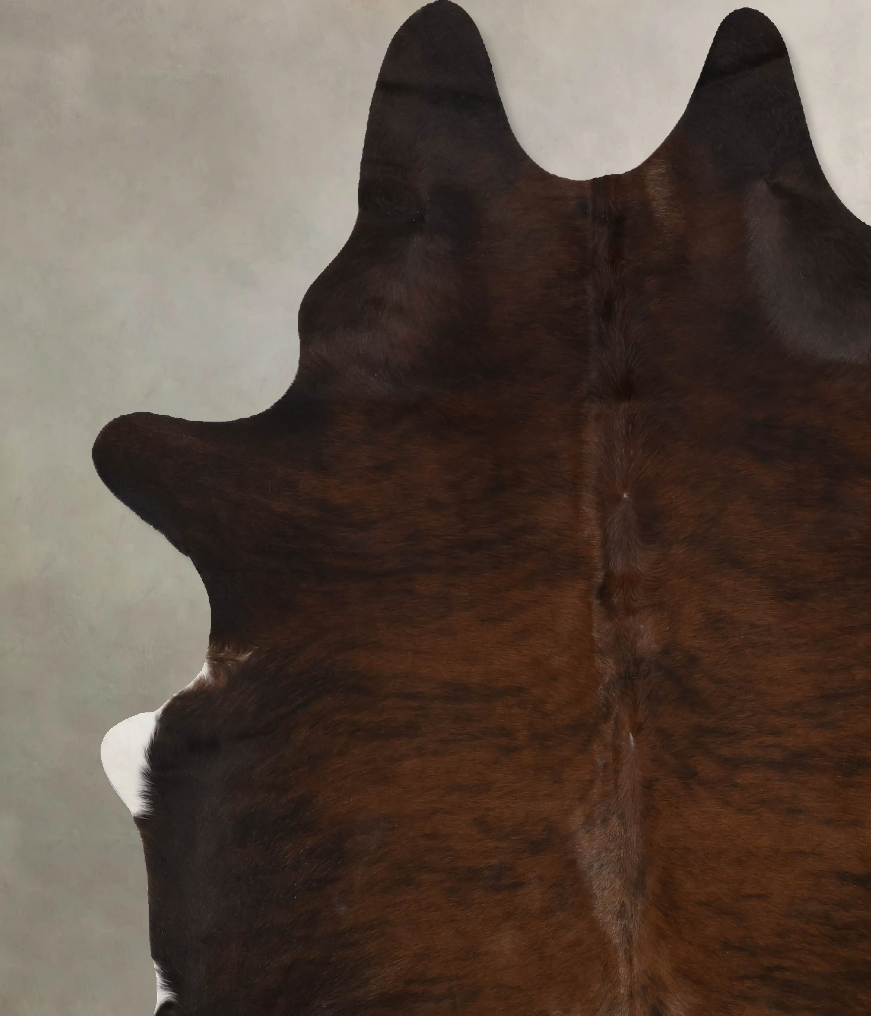 Dark Brindle Cowhide Rug #B9896