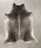 Dark Grey XX-Large Brazilian Cowhide Rug 8'1