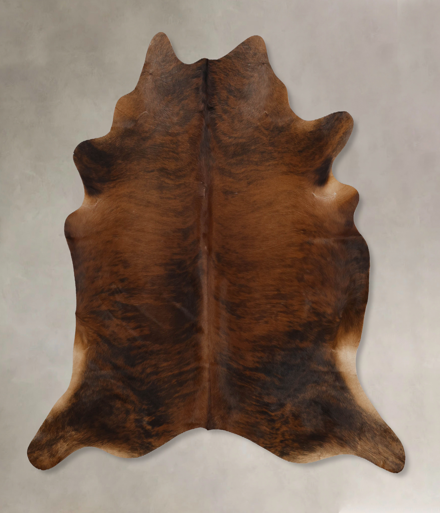 Dark Brindle Cowhide Rug #B9903