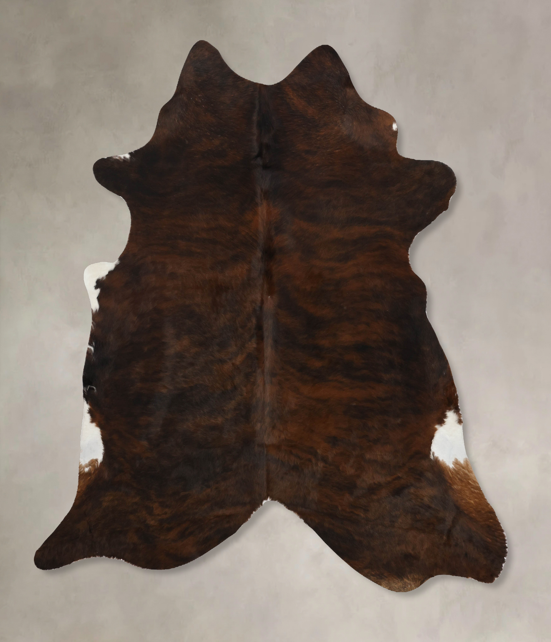 Dark Brindle Cowhide Rug #B9904