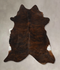 Dark Brindle X-Large Brazilian Cowhide Rug 7'6