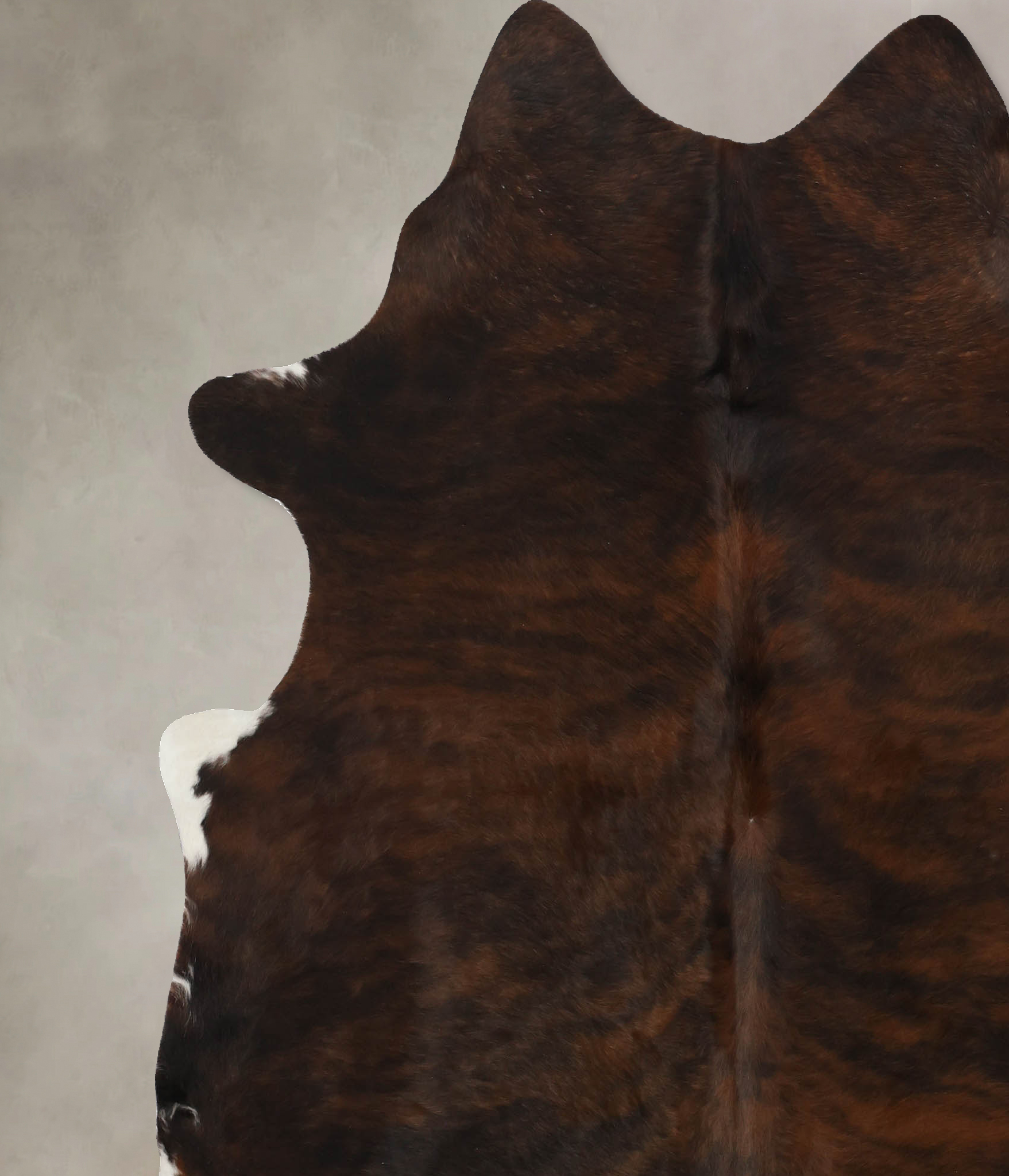 Dark Brindle Cowhide Rug #B9904