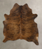 Dark Brindle Large Brazilian Cowhide Rug 6'9