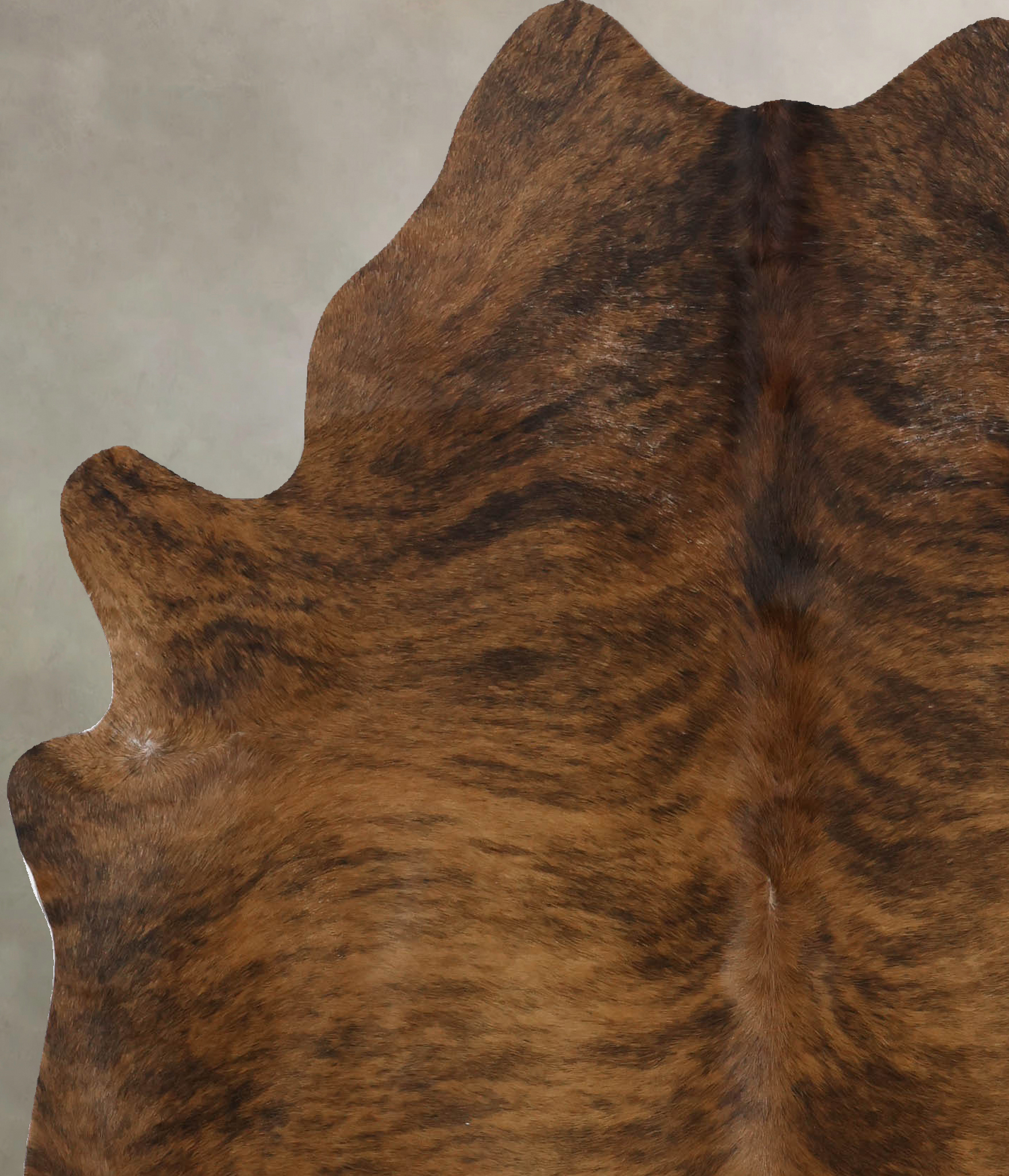 Dark Brindle Cowhide Rug #B9905