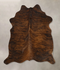 Dark Brindle Large Brazilian Cowhide Rug 6'5