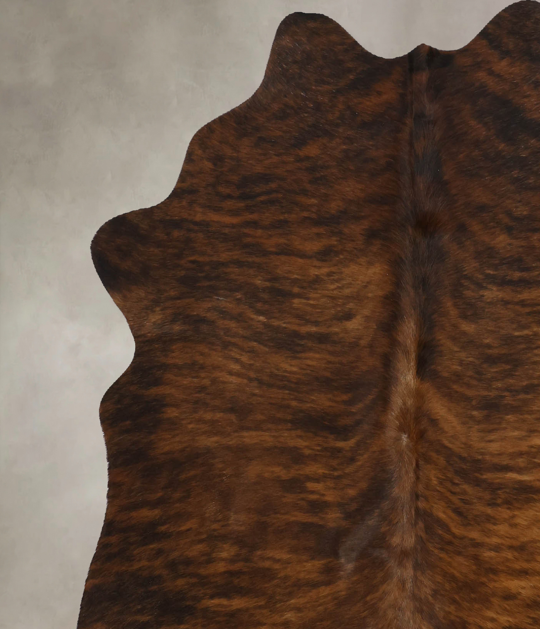 Dark Brindle Cowhide Rug #B9906