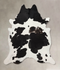 Black and White XX-Large Brazilian Cowhide Rug 8'4