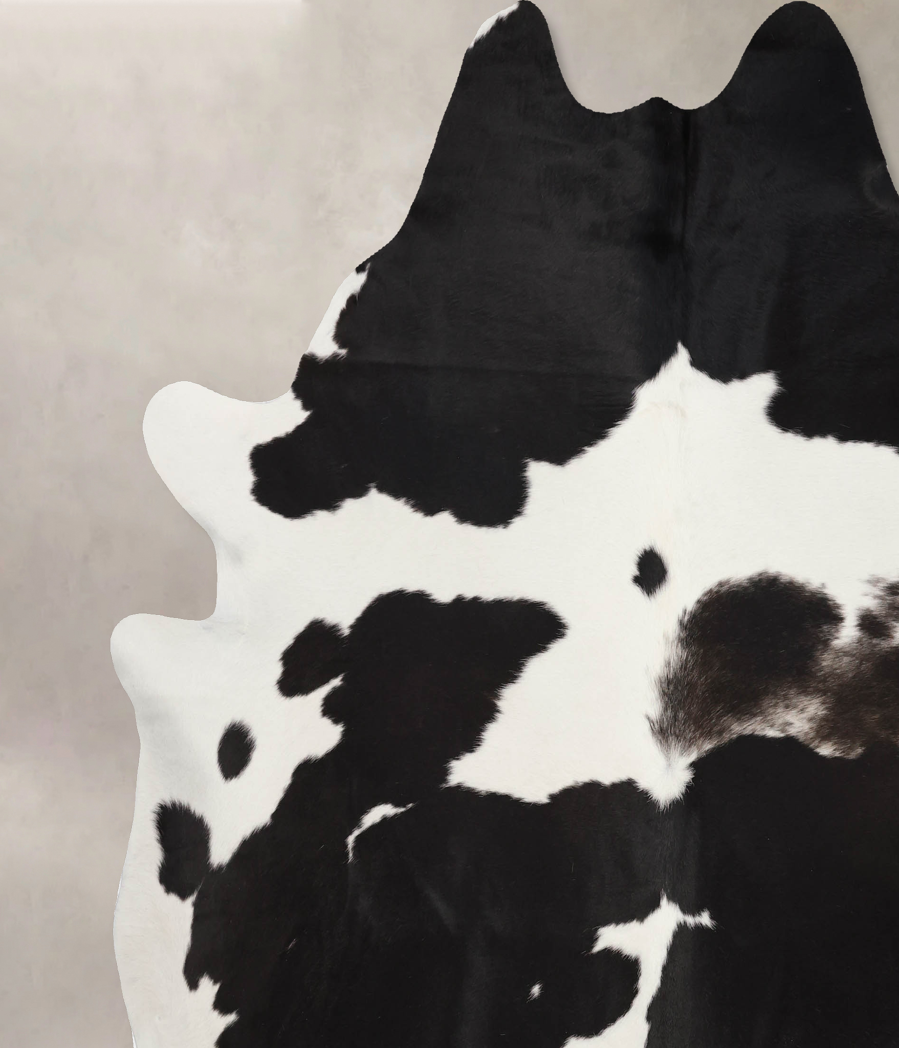 Black and White Cowhide Rug #B9918